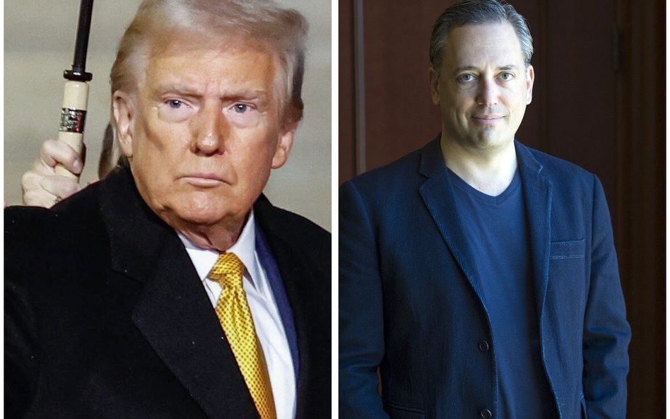 Donald Trump, prezydent elekt USA, niedawno nominował Davida Sacksa (z prawej) swoim pełnomocnikiem 