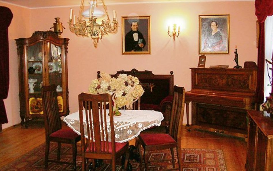 Salon, gdzie mieści się obecnie muzeum imienia pisarki