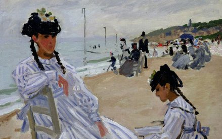 „Na plaży w Trouville, 1870