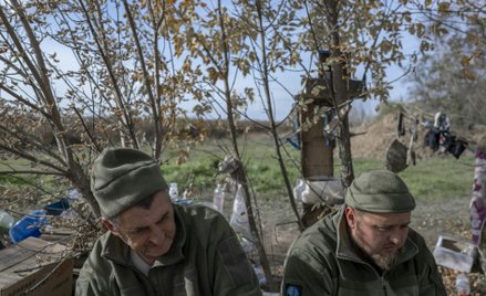 Ukraińscy żołnierze w obwodzie mikołajowskim