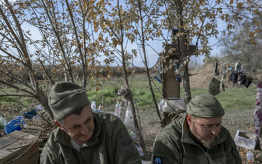Ukraińscy żołnierze w obwodzie mikołajowskim