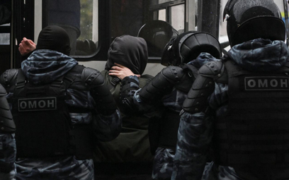 Antywojenne protesty w Moskwie
