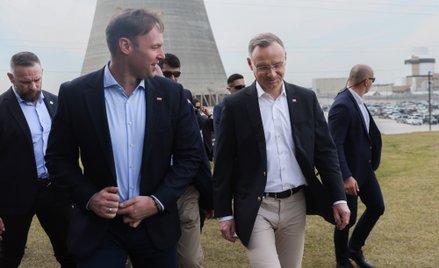 Prezydent RP Andrzej Duda i szef gabinetu prezydenta Marcin Mastalerek