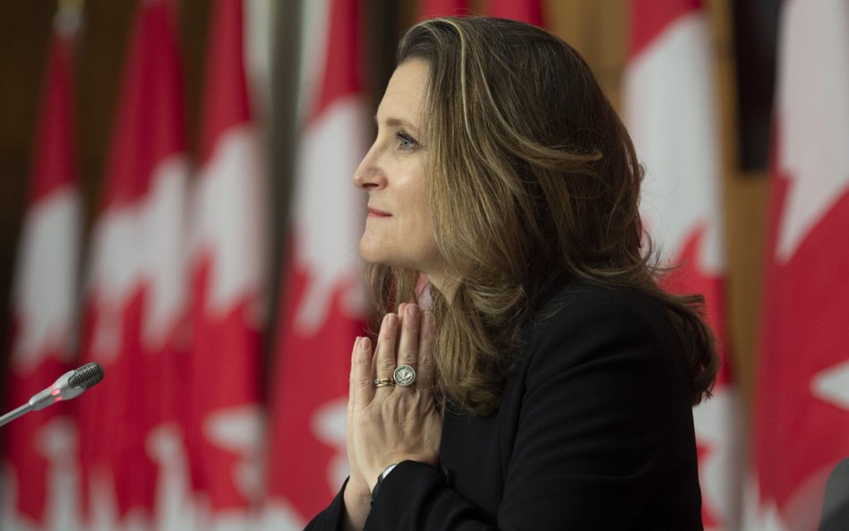 Minister finansów Kanady Chrystia Freeland