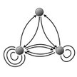 Matematyczne żeglarstwo i łucznictwo, czyli węzeł i odpowiadający mu kołczan. Źródło: PhysRevD.96.12