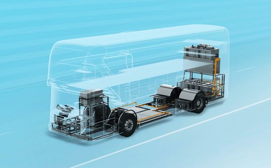 Przekrój autobusu elektrycznego BYD BD11