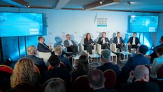 Paneliści podczas debaty „Jak banki mają zdobyć 100 mln klientów? Nietypowe partnerstwa i ekosystemy