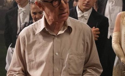Woody Allen na planie „Magii w blasku księżyca”