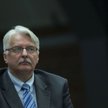Szef MSZ Witold Waszczykowski