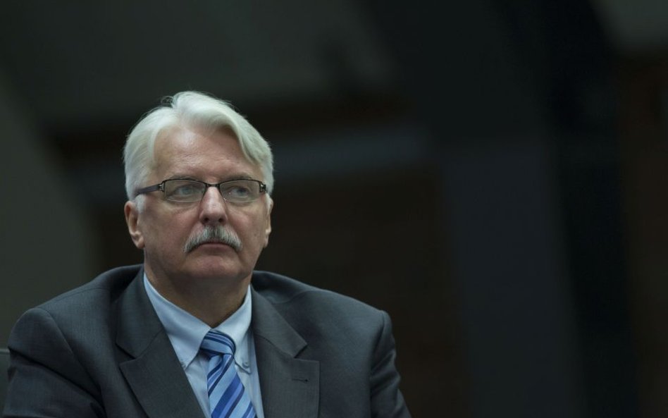 Szef MSZ Witold Waszczykowski