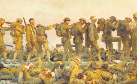 „Gassed” – obraz olejny Johna Singera Sargenta z 1919 r. przedstawiający młodych brytyjskich żołnier