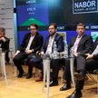 Od lewej: Wojciech Romański („Rzeczpospolita”), Tomasz Baran (członek zarządu Polskiego Banku Komóre