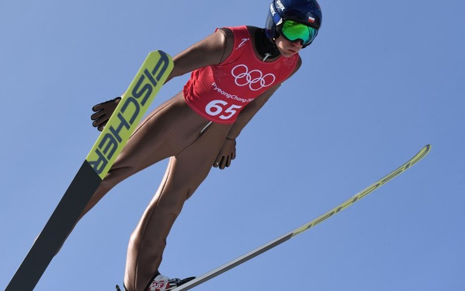 Kamil Stoch jest drugi po pierwszym treningu na dużej skoczni