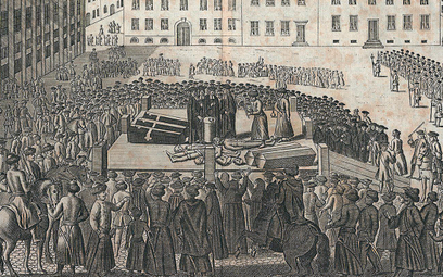 7 grudnia 1724 r. kat najpierw ściął burmistrza Rösnera, a potem pozostałych osądzonych luteran