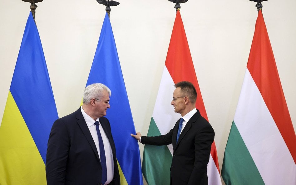 Andrij Sybiha i Péter Szijjártó