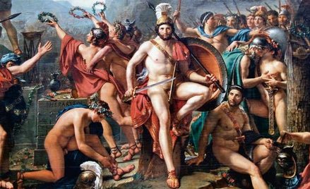 Spartanie słynęli z dwóch cech: niezwykłej odwagi i jawnego homoseksualizmu. „Leonidas pod Termopila