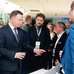 Prezydent Andrzej Duda rozmawia z biznesem na Kongresie 590 w Rzeszowie