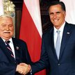 Mitt Romney spotkał się w Gdańsku z Lechem Wałęsą