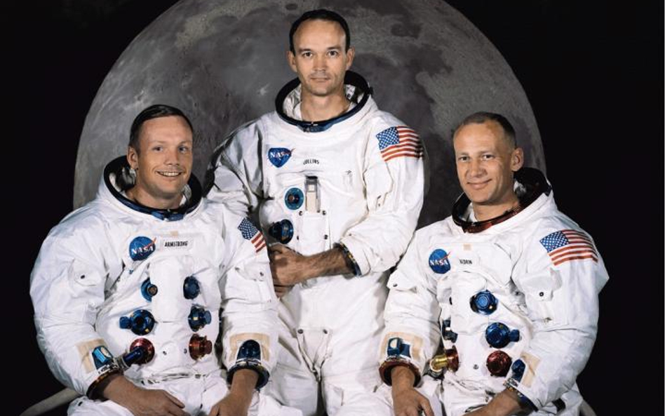 Członkowie misji Apollo 11 (od lewej): Neil Armstrong, Michael Collins i Edwin Aldrin