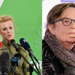 Rzeczniczka SG Anna Michalska oraz reżyserka Agnieszka Holland