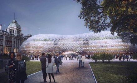 Szklany i pancerny: oto tymczasowy budynek Izby Gmin