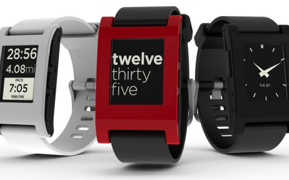 Pebble Watch wyposażony jest w ekran jak w czytnikach książek