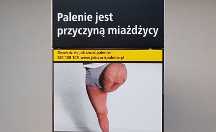 Zdjęcie swej amputowanej nogi znalazł na paczce papierosów
