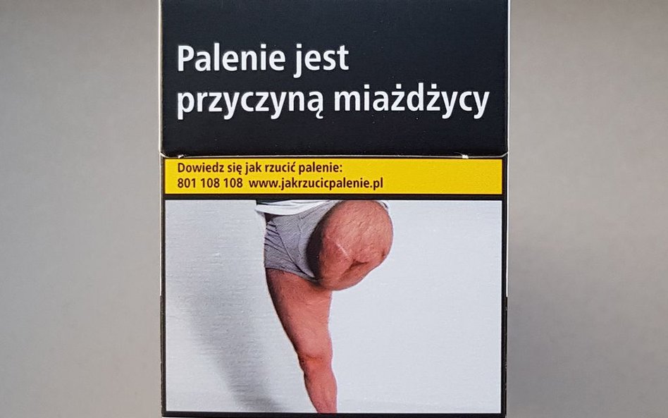 Zdjęcie swej amputowanej nogi znalazł na paczce papierosów