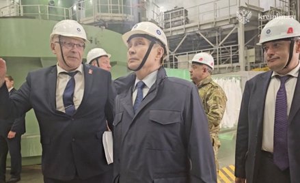Władimir Putin odwiedza budowaną elektrownię jądrową Kursk-II w obwodzie kurskim w Rosji. Zdjęcia do