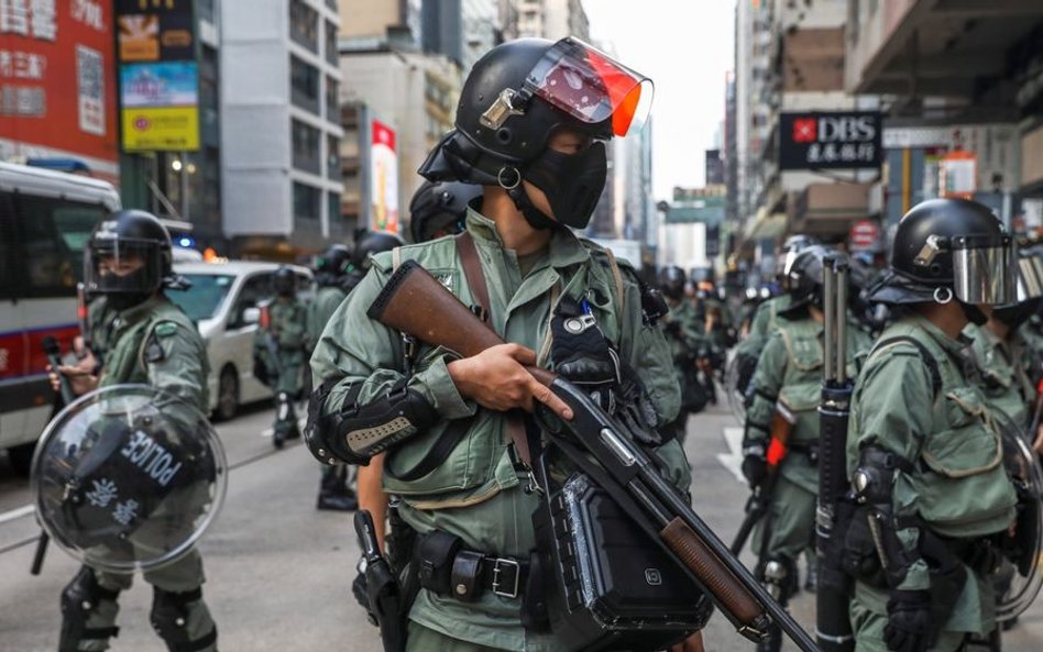 Hongkong: Policja walczy z flashmobami