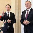 Kanclerz Sebastian Kurz i minister obrony Mario Kunasek