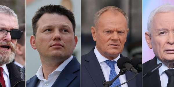 Sondaż: Która partia najlepiej reprezentuje wyborców prawicowych? Donald Tusk przed Grzegorzem Braunem