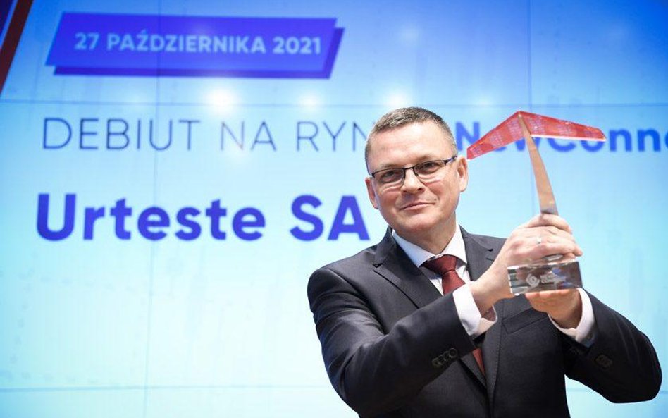 Grzegorz Stefański, współzałożyciel i prezes Urteste