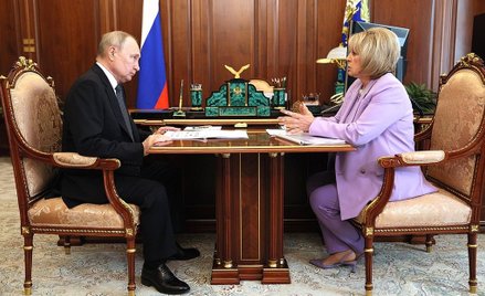 Spotkanie Putina z szefową CKW Ellą Panfiłową