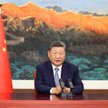 Xi Jinping podczas wystąpienia na forum Narodów Zjednoczonych.