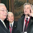 Mervyn King z Banku Anglii, Toshihiko Fukui z Banku Japonii i Jean-Claude Trichet z EBC.