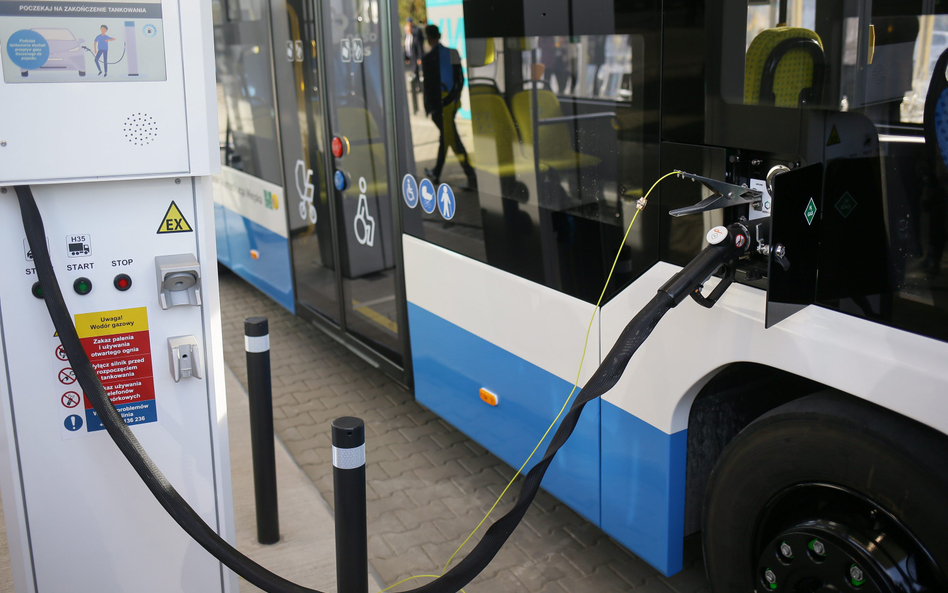 Według BGK spośród 900 autobusów obecnie kupowanych przez samorządy 6 proc. to wodorowce