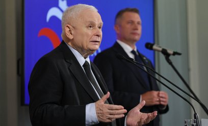 Jarosław Kaczyński i Przemysław Czarnek