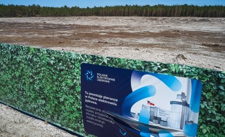 Teren pod budowę pierwszej polskiej elektrowni jądrowej w lokalizacji „Lubiatowo-Kopalino” w gminie 