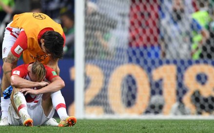 Dla jednych radość, dla innych smutek. Z porażką nie mógł się pogodzić Domagoj Vida