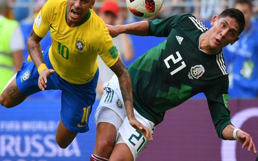 Neymar i Edson Alvarez. Meksykanie ostro traktowali brazylijskiego gwiazdora