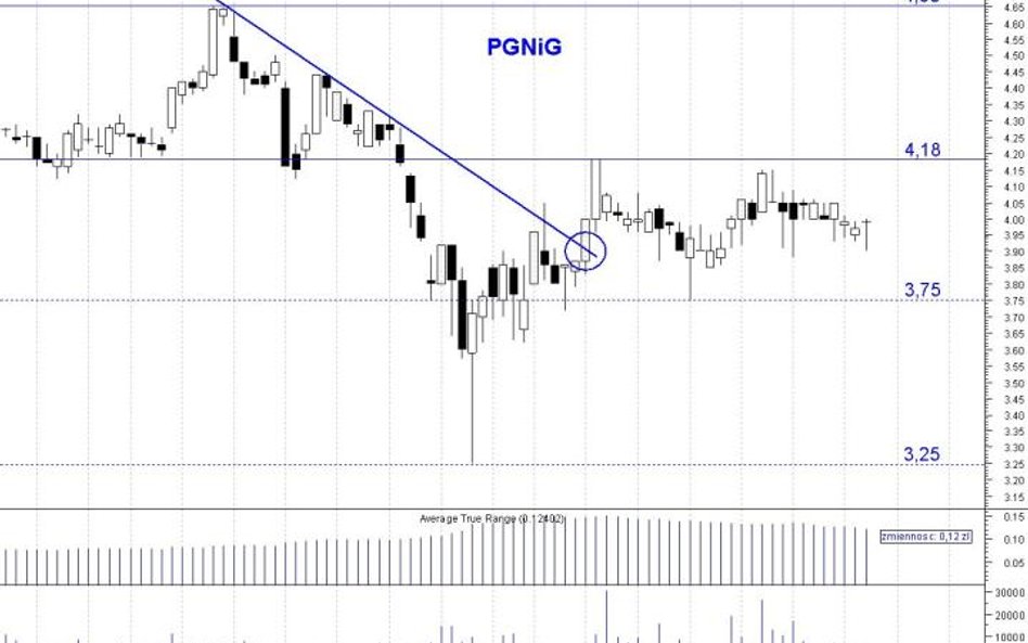 Wyczekiwanie na akcjach PGNiG