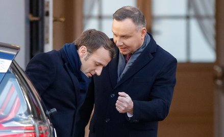 Luty 2020 roku, wizyta Emmanuela Macrona w Polsce