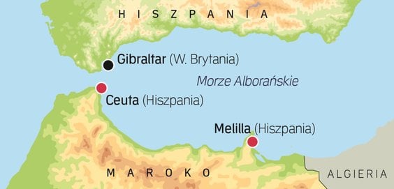 Hiszpańskie eksklawy w Afryce Północnej
