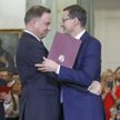 Prezydent Andrzej Duda i premier Mateusz Morawiecki. Zaprzysiężenie rządu w listopadzie 2019 roku