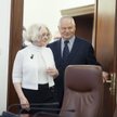 Szef NBP Adam Glapiński i członkini RPP Grażyna Ancyparowicz.