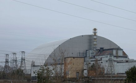 Sarkofag chroniący elektrownię atomową w Czarnobylu