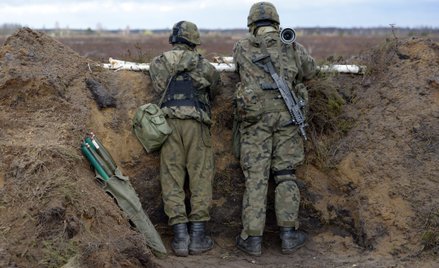 Żołnierze  Wojska Polskiego podczas ćwiczeń