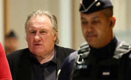 Gérard Depardieu w sądzie, fotografia z 27 marca