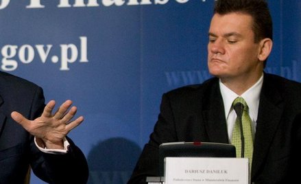 Dariusz Daniluk, jako podsekretarz stanu w Ministerstwie Finansów